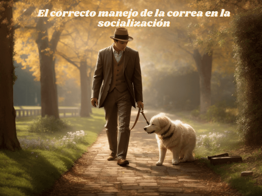 El correcto manejo de la correa en la socialización del perro
