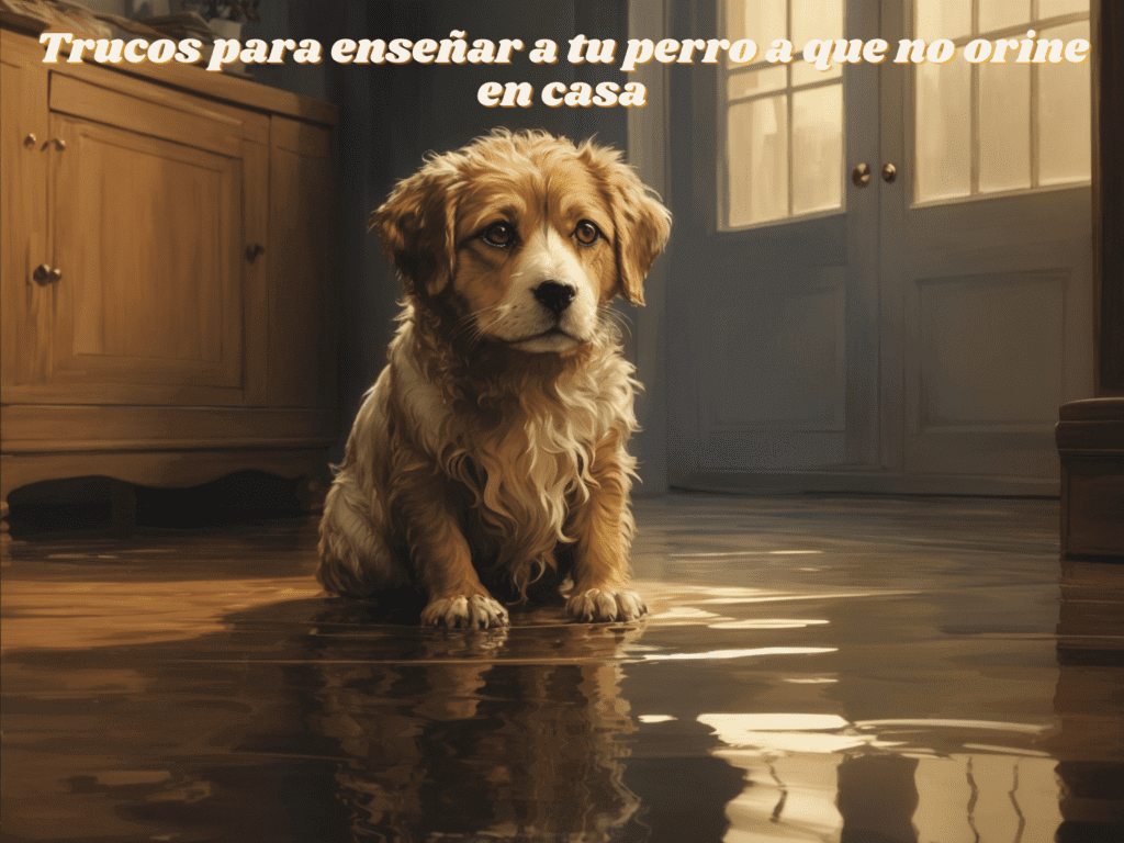 Portada - trucos para enseñar a tu perro a no orinar en casa